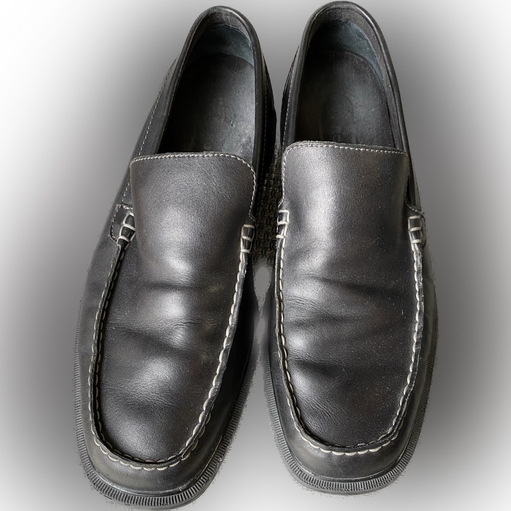 Men’s Rockport Black Loafer Shoe, Size 9